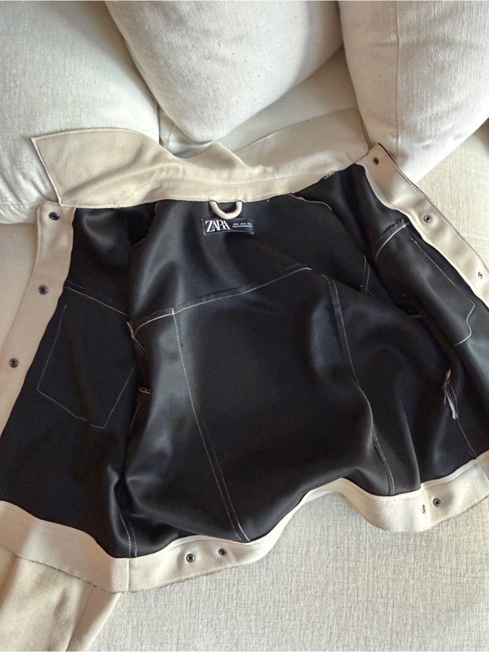 Zara faux suede jacket - Picture 5 of 6